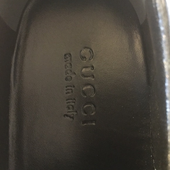 Multi colored Gucci loafers